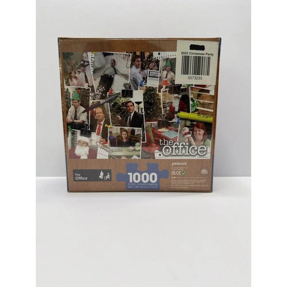 Aquarius The Office 1000 Piece Puzzle Christmas Party Dunder Mifflin Sealed